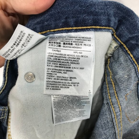 Levis Jeans Mens 31x32 550 Relaxed Fit Medium Wash Mid Rise 100% Cotton - Picture 7 of 13